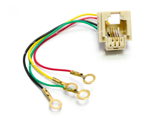 Conector Rj11 Hembra 6p4c Con Terminales Cerrados Marfil X20