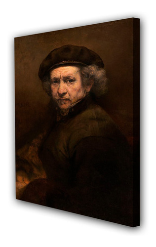 Cuadro 50x75cm Rembrandt Pintor Barroco Arte M1