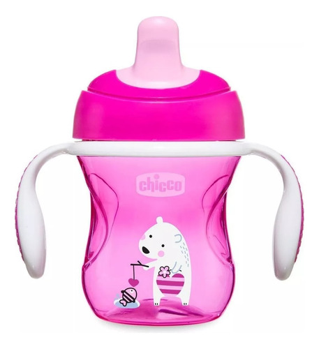 Vaso Chicco Training Cup Pink  200ml