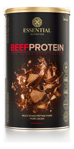 Beef Protein 480g - Essential Nutrition Sabor Cacao