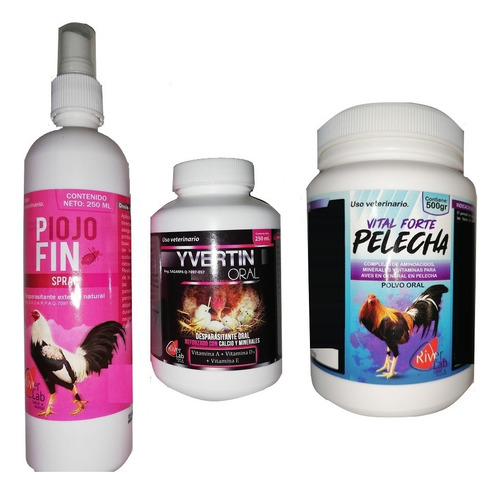 Piojofin + Yvertin Oral 250 Ml + Vital Forte Pelecha 500 Gr