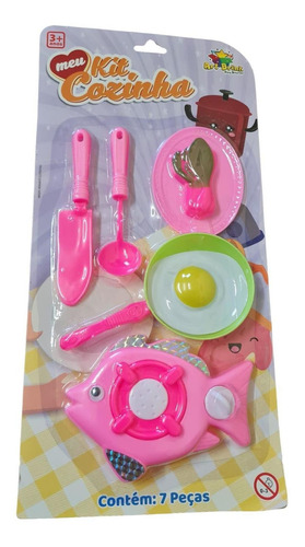 Kit de juguetes de cocina para niños con 7 objetos imaginarios