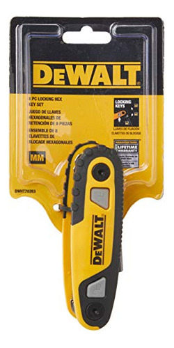 Dewalt Dwht70263 Pack De 6 Juego De Llaves Hexagonales De Bl