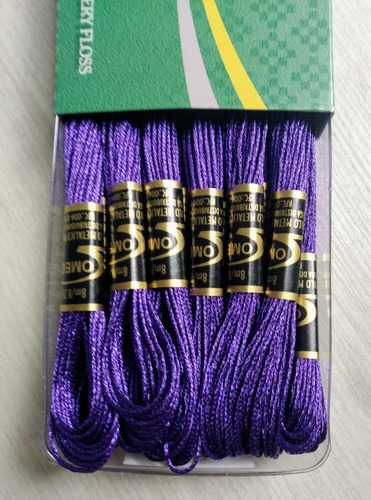 Hilo Metálico Para Bordar, Omega (6 Madejas)