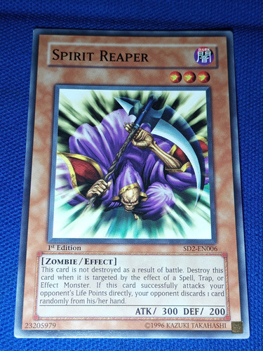 Spirit Reaper Yugioh Tcg #sd2-en006 Spirit Reaper Inglés (Usado)