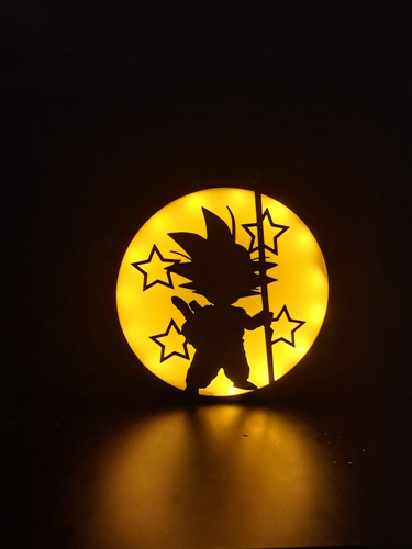 Lampara / Caja De Luz Led Con Personajes Animados