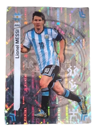 Figurita Messi Brillante, Del Album Copa America Chile 2015.