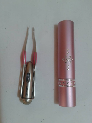 Pack 2 Pinzas Saca Cejas Con Estuche