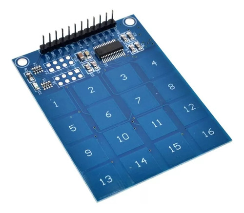  Teclado Touch Capacitivo Ttp229 4×4 Modulo Tactil Arduino