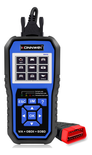 Escáner Konnwei Kw450 Obd Con 11 Funciones Especiales: Bate