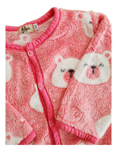 Campera De Bebé Micropolar Recién Nacido 0 A 3 Meses 