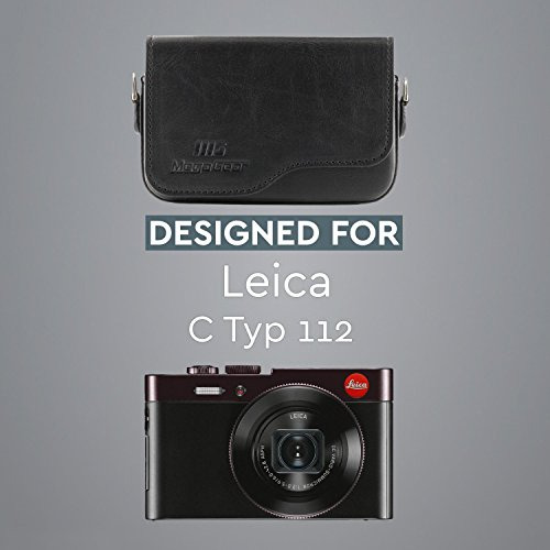 Leather Camara Case With Strap Para Leica Typ 112