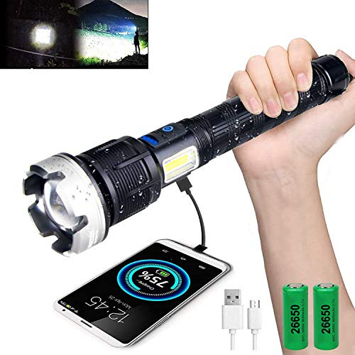 Linternas Recargables High Lumens 2000000 Zoomable 2021...