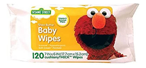 Sesame Street - Toallitas De Manteca De Karite Para Bebe, 12