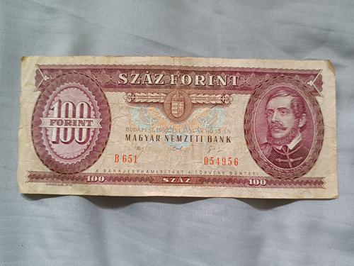 Billete Hungria 100 Forint