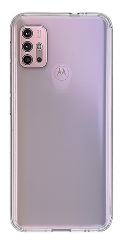 Funda Protector Uso Rudo Case Transparente Motorola Moto G20