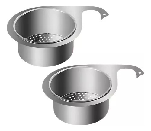 Colador De Fregadero De Cocina Genérico De Acero Inoxidable.
