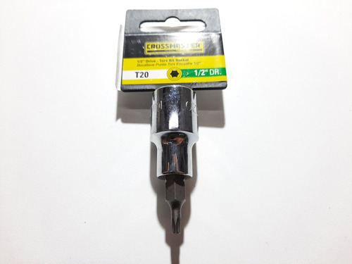 Boca Llave Punta Torx  Crossmaster T-20 1/2