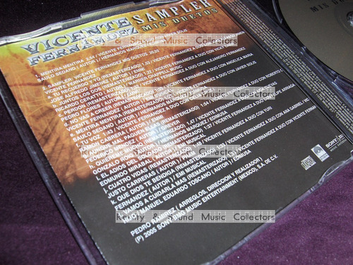 Vicente Fernandez Mis Duetos Cd Sampler Raro De Coleccion (Usado)