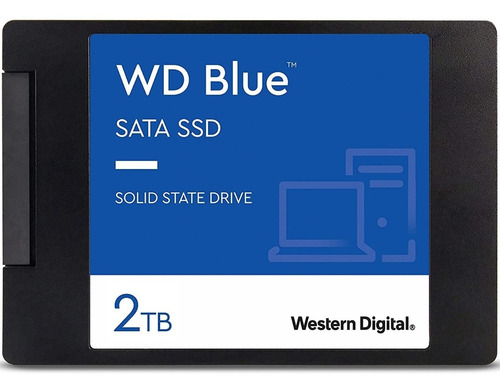 Imagen 1 de 3 de Ssd 2tb Western Digital Disco Duro Solido Sata 2.5 Laptop Pc