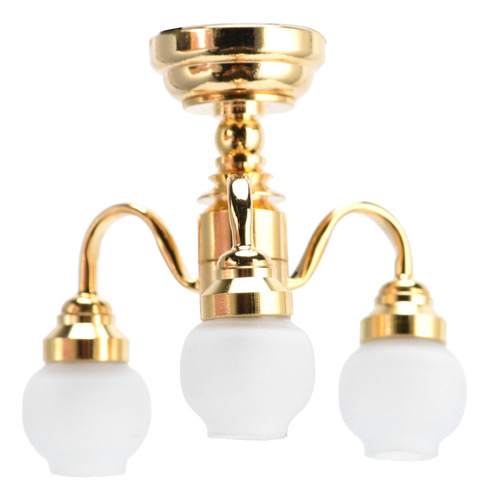 Candelabro Led En Miniatura Con Forma De Casa De Muñecas De