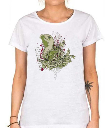 Remera De Mujer Birds Art Paint