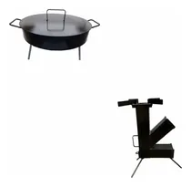 Comprar Cocina Rocket + Disco De Cocina 45cm Paella Cocina Con Tapa