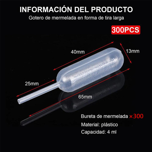 Conjunto De Canudos Para Assar De 4 Ml De Geléia, Gotejador