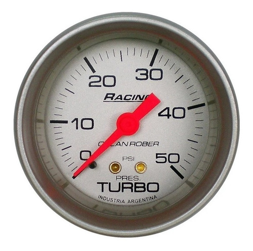 Presión Turbo Manometro Racing 52mm Orlan Rober 50 Psi