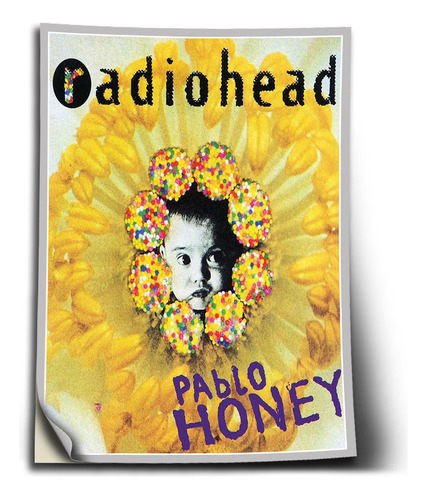 Adesivo Radiohead Thom Yorke Creep Auto Colante A1 84x60cm B