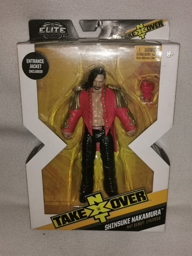 Figura Wwe Muñeco De Luchador Shinsuke Nakamura Elite Lucha