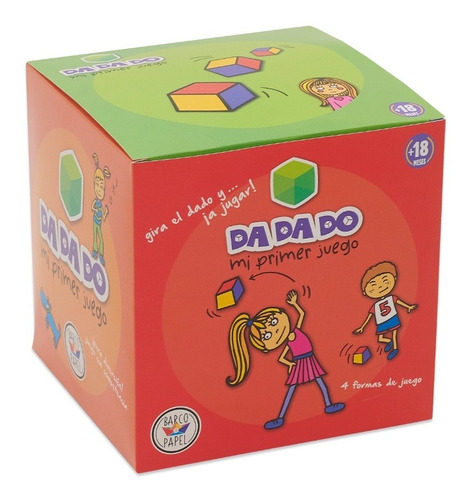 Juego De Mesa Da Da Do Cubo Tela Barco De Papel +2 Años