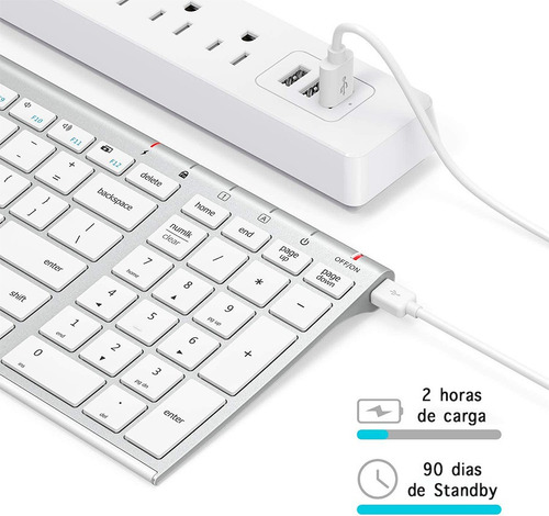 Teclado Inalámbrico Para Macbook Windows Android Numerico