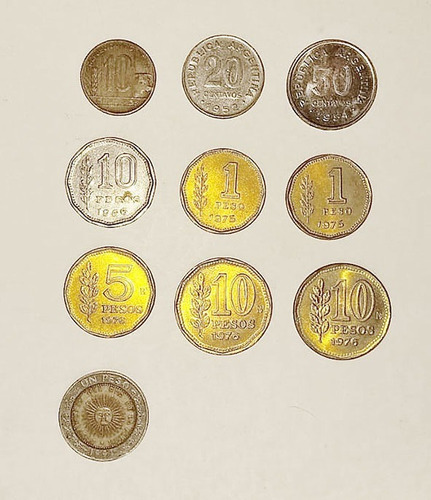 Moneda De Argentina Coleccion Desde 1948