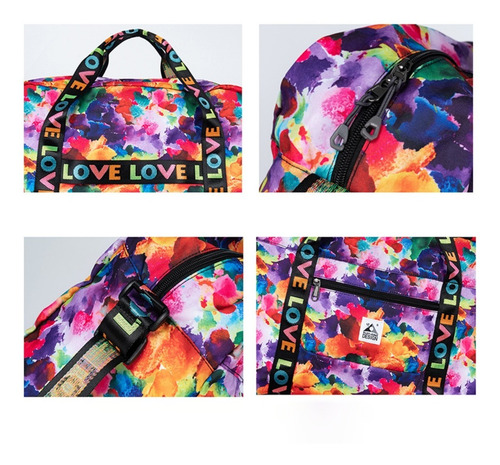 Imagen 6 de 7 de Bolso De Viaje Multiuso Plegable Impermeable Gran Capacidad