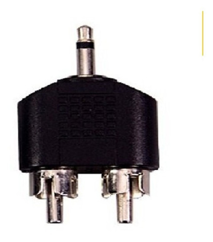 Imagen 1 de 3 de Adaptador 3.5 M/mono A 2 M/rca