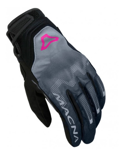 Luva Macna Recon Feminina Lady Preto Cinza Rosa Tamanho L - G