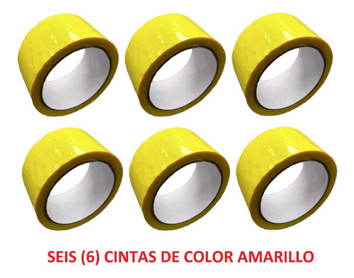 P Cinta Amarilla Adhesiva X 6 Unidades