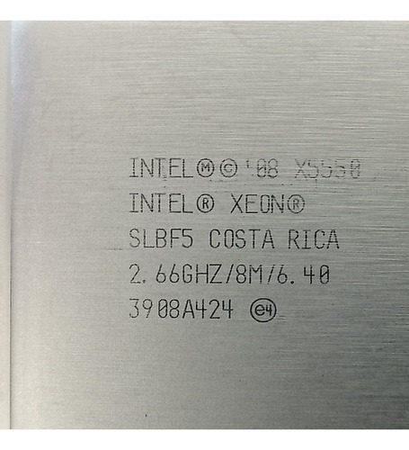 Procesador Intel Xeon X5550 Server 2,667mhz Hp490070-001