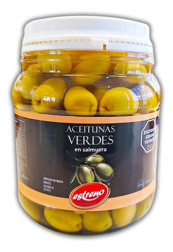 Aceitunas Verdes Pequeñas En Salmuera 1 Primera 1kg Estreno