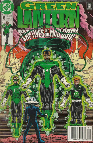 Green Lantern N° 06 - Em Inglês - Editora Dc - Formato 17 X 26 - Capa Mole - 1990 - Bonellihq 6 Cx02 Abr24