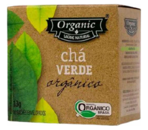 Kit 3x: Chá Verde Orgânico Organic 10 Sachês