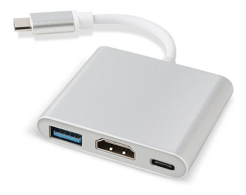 Adaptador De Cable Usb C Hdmi 3 En 1 4k Macbook Pro Usb 3.1