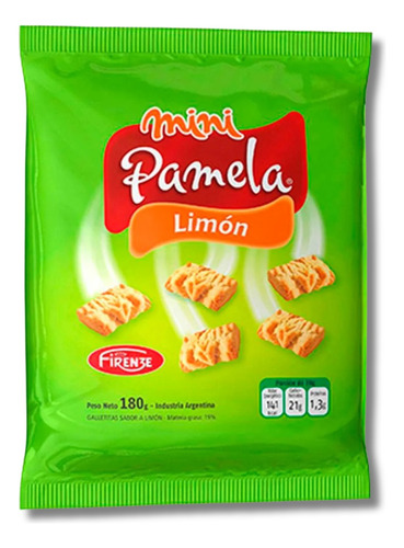 Galletas Mini Pamela De Limón Bocaditos Materos X 180g