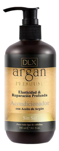 Dlx Argan Premium Shampoo Con Aceite De Argan 300 Ml