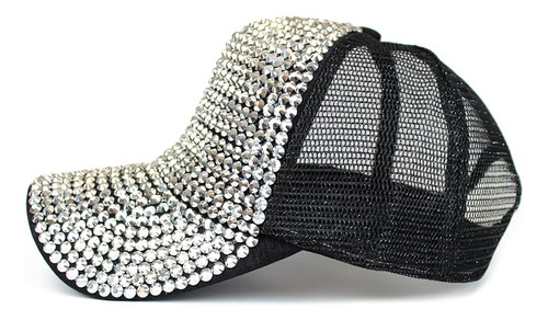 Gorra De Béisbol Ajustable Gudessly Con Tachuelas De Cristal