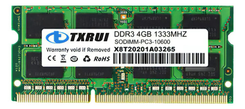 Memoria Sodimm 4gb Ddr3 1333 Pc3-10600s 1.5v Notebook Y Mac