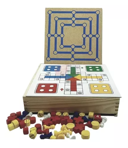 Jogos De Tabuleiro Xadrez Damas Ludo Trilha Jogo Da Velha - sonho