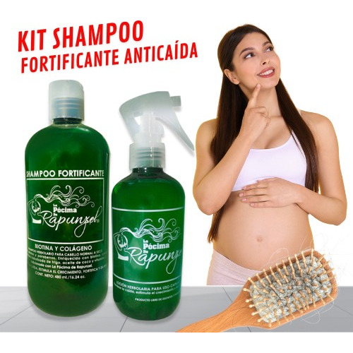 Kit Shampoo Fortificante Anticaída 100% Efectivo