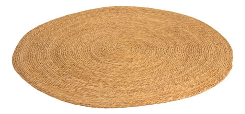 Alfombra Circular Rústica Mimbre/yute Redonda 1.20m
